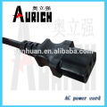 UL Standard PVC-Stecker Insert Kabel Ac Netzkabel mit Draht Kabel 125V